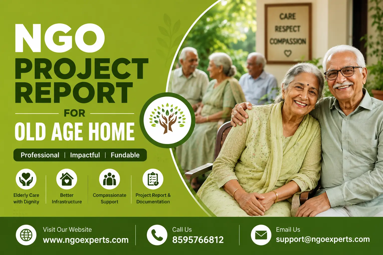 NGO Project Report for Old Age Home