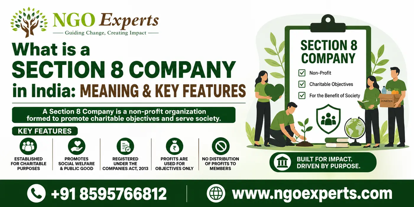 What is a Section 8 Company in India: Meaning & Key Features