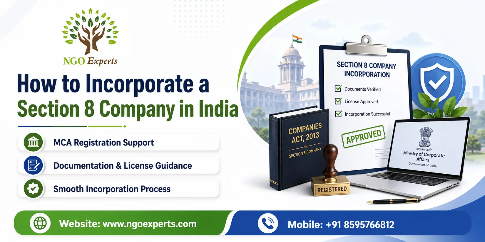How to Incorporate a Section 8 Company in India