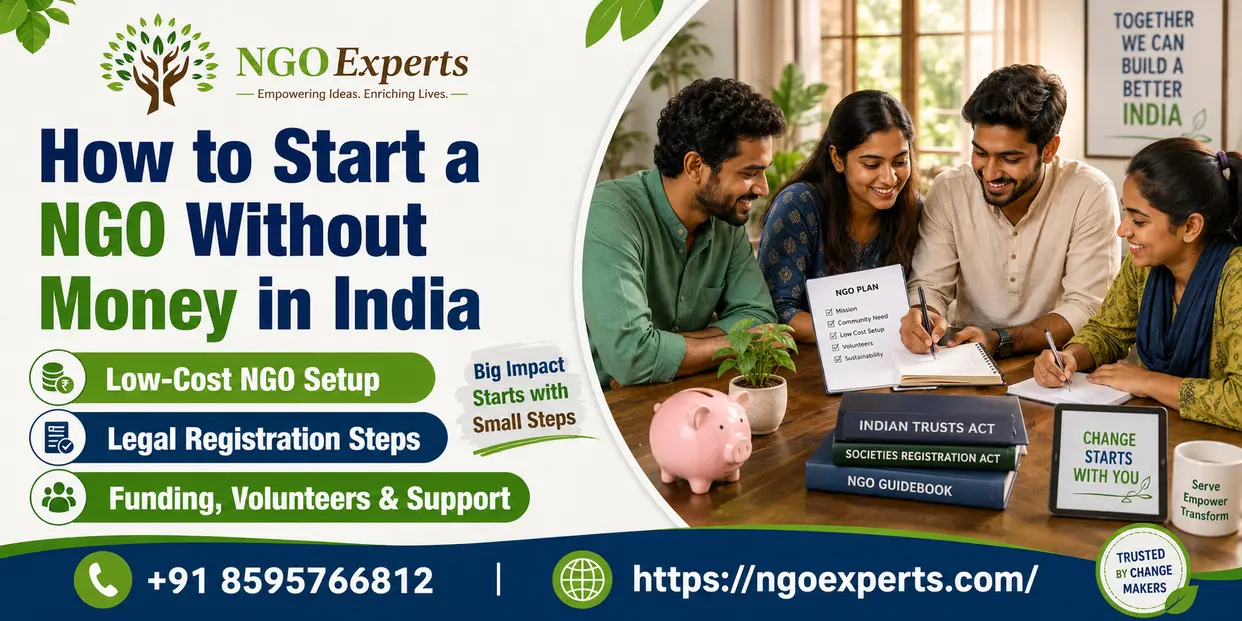 How to Start a NGO Without Money in India