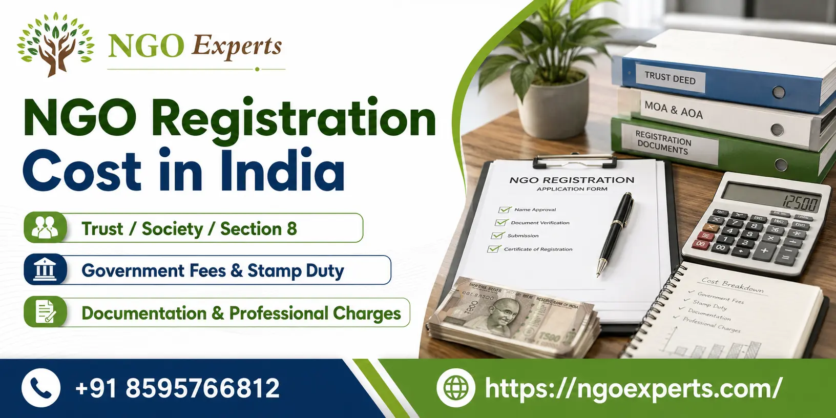 Ngo registration cost in India