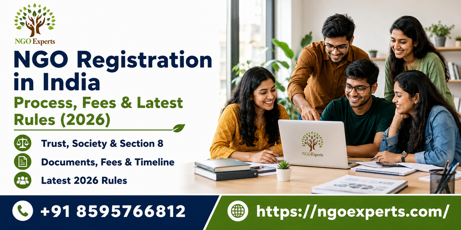 NGO Registration in India: Process, Fees & Latest Rules(2026)